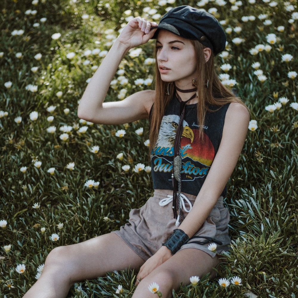 Suede Drawstring Shorts - Picture 3 of 6